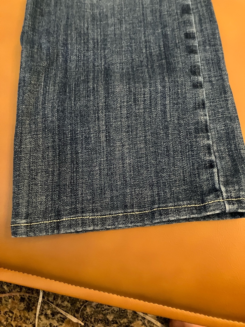 White House Black Market Medium Blue Straight-Leg Women's Jeans - Picture 7 of 9